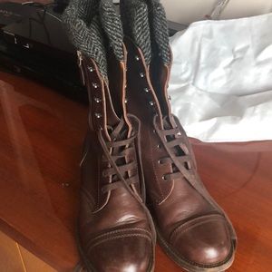 Authentic Chanel combat boot